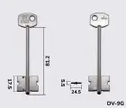 5DVN12 Silca (Цербер-3) заготовка ключа бородкова