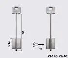 CSL Silca заготовка ключа бородкова