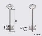 5KRB2 Silca (Керберос-2) заготовка ключа бородкова
