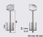 5R14 Silca заготовка ключа бородкова