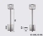 CSLC Silca заготовка ключа бородкова