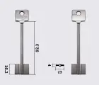 5BUR5 Silca заготовка ключа бородкова