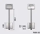 5DVN29 Silca заготовка ключа бородкова