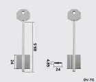 5DVN19 Silca (Клас-4) заготовка ключа бородкова