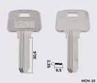 MC10R Silca заготовка луночного ключа