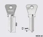 MC26R Silca заготовка луночного ключа