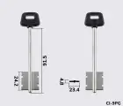 5CS12P Silca заготовка ключа бородкова