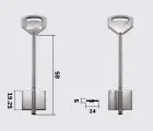 5BL1 Silca заготовка ключа бородкова