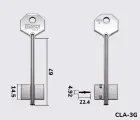 5EB2 Silca (Клас-1) заготовка ключа бородкова