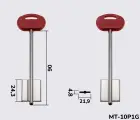 MTNCBP (червоний - 21) Silca заготовка ключа бородкова