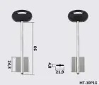 MTNCBP (чорний - 20) Silca заготовка ключа бородкова
