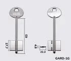 5GUN3 Silca заготовка ключа бородковая