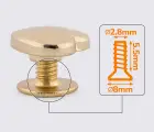 Ніжка для сумки 10мм 65-208