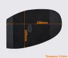 Гумова профілактика LONG LIFE (Китай), р. H2, кол. чорний, т. 2.5 мм