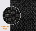Резина подметочная каучуковая MAGNA WINTER Магна Винтер (Китай), р. 600*600*4.0 мм, цв. чёрный