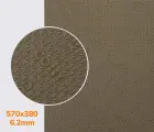 Резина набоечная COBBY, КОБИ, р. 570*380*6.2 мм, цв. тропик