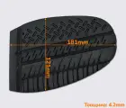 Гумова профілактика XA008 OUTDOOR MICHELIN (Франція), р. 45-47, кол. чорний (black)