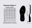 Підошва для взуття Меган-2 чорна 