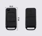 Заготовка MERCEDES викидний ключ 3 кнопки (корпус), лезо HU64P
