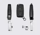 AUDI лезо HU66 на 2 кнопки заготовка викидного ключа (корпус)