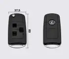 Заготовка LEXUS викидний ключ 3 кнопки (корпус) ACURA style