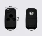 HONDA 3 кнопки заготовка викидного ключа (корпус)