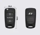 HYUNDAI ELANTRA 2 кнопки заготовка викидного ключа (корпус)