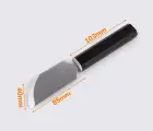 Нож для брусовки кожи с заокругленным лезвием (34-0301)