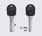 MASTER LOCK з пластиковою ручкою (латунь) заготовка ключа