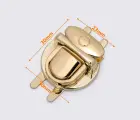 Замок для сумки 30*23мм цв. золото 88-150