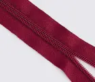 Молния спиральная метражная №7, 200 м в бобине, цв. красный (С527)