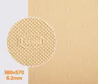 052 bissell бежевая резина набоечная, р. 380*570*6.2 мм