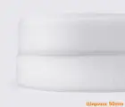 Застежка липучка 50мм белая 100% нейлон для обуви рюкзаков сумок одежды