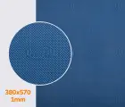 050 (1mm) bissell, цв. синий, р. 380*570*1 мм - резина подметочная/профилактика листовая
