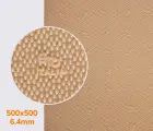 Резина набоечная ГТО, GTO Italia оригинал (Китай), р. 500*500*6.4мм, цв. бежевый