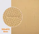 Резина набоечная XA014 ONE MICHELIN (Франция), р. 550*870*6мм, цв. бежевый (honey)