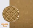 Резина набоечная XA013 TWO MICHELIN (Франция), р. 600*880*6мм, цв. цв. тропик (caramel)