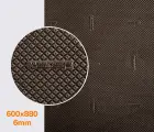 Резина набоечная XA013 TWO MICHELIN (Франция), р. 600*880*6мм, цв. цв. темно-коричневый (d.brown)