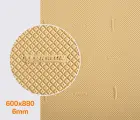 Резина набоечная XA013 TWO MICHELIN (Франция), р. 600*880*6мм, цв. цв. бежевый (honey)