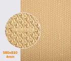 Резина облегченная для подошв XA016 CUSHION MICHELIN (Франция), р. 570*810*4мм, цв. бежевый