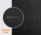 Резина набоечная XA014 ONE MICHELIN (Франция), р. 550*870*5 мм, цв. цв. черный (black)