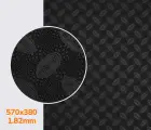 Гумова профілактика FAVOR, р. 570*380*1.8 мм, кол. чорний black