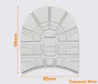 Набійка гумова WINTER (Dunlop), р. 43/44, біла