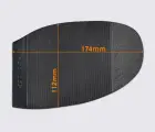 Подметка резиновая SLICK (Dunlop), р. 2, цв. чёрный