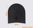 Набойка резиновая XA005 RAIN MICHELIN (Франция), р.39-41, цв. черный