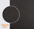 Astro Soft (проф.96), цв.темно-коричневый (46), т.8мм легкая микропористая резина для подошв Nora