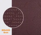 ЕВА Lunasoft Noppe Nora (проф.97) кол.бордовий (116) т.6мм
