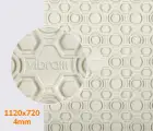 SUPERNEWFLEX (8868), кол.білий (АС), т. 4мм полегшена гума / ЕВА Vibram