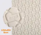 WOODSTOCK (8327), кол.кремовий (55), т. 8мм легка гума / ЕВА Vibram