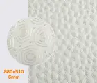 Astro Geo (проф.110), кол.білий (09), т.6мм легка мікропориста гума для підошв Nora